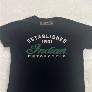 Indian Motorcycle Men's Black Graphic Tee - Established 1901